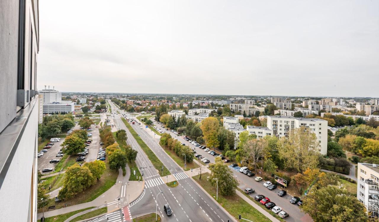 Metro Imielin 13Th Floor Apartment Varsó Kültér fotó